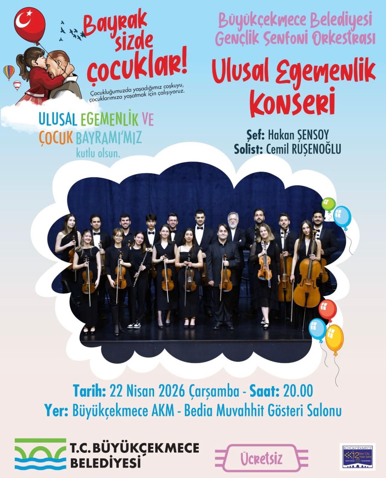 Büyükçekmece Belediyesi Gençlik Senfoni ve Çocuk Orkestrası ve Çocuk Korosu